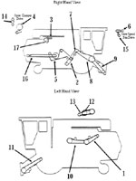 Case International - 1440, 1460, 1480 Combine Belts