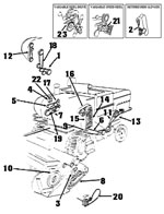 Massey Ferguson 410, 510 Combine Belts