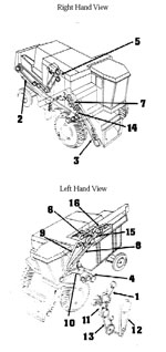 Massey Ferguson 8560, 8570 Combine Belts