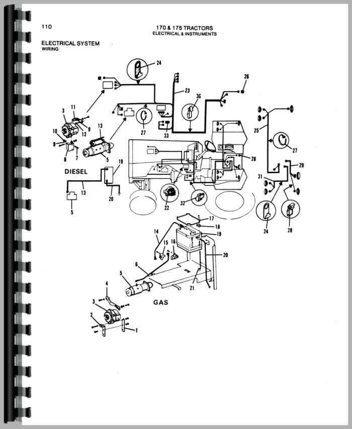 Allis Chalmers 175 Tractor Parts Manual