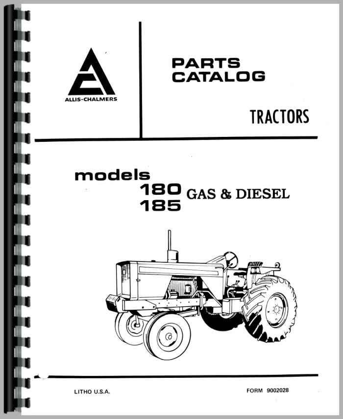 OEM Allis Chalmers 185 Diesel Tractor Dealer Sales Brochure Manual More Listed 2 