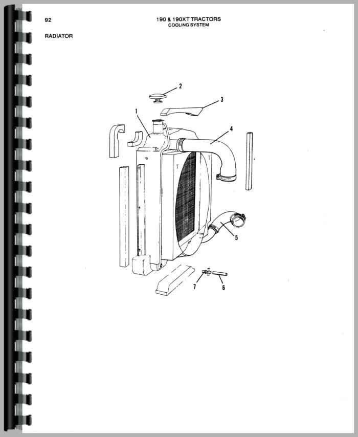 Allis Chalmers 190 190xt Tractors Service Manual Parts Operators Set Shop Book - UK