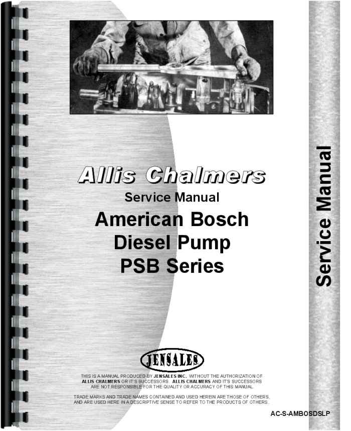 American Bosch PSB Injection Pump Service Manual