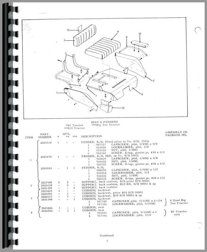 Allis-Chalmers B-1, B-10, Big Ten, B-110, B-112, and HB-112 Tractor - Service Manual