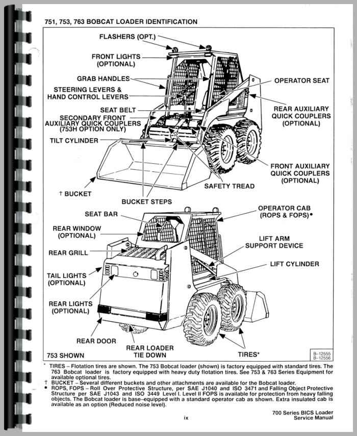 Bobcat 753 Skid Steer Loader Service Manual