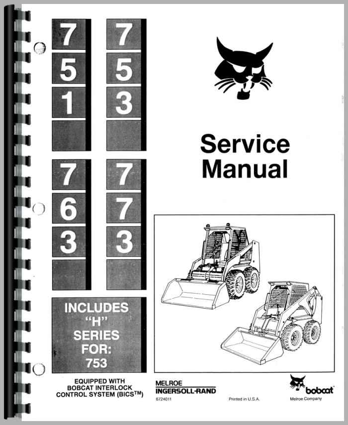 Bobcat 773 parts manual pdf