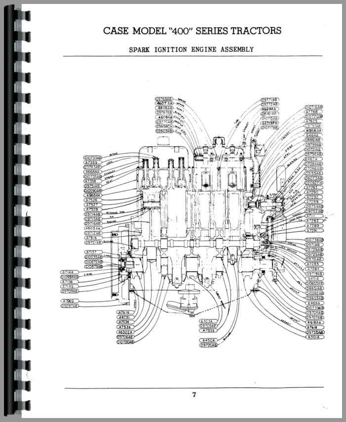 Case 400 Tractor Parts Manual