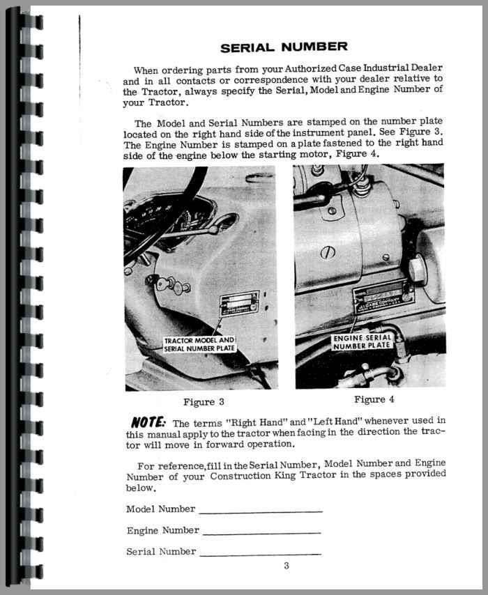 Case 530 Industrial Tractor Operators Manual