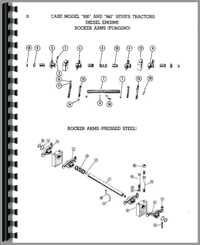 Case 930 Tractor Parts Manual