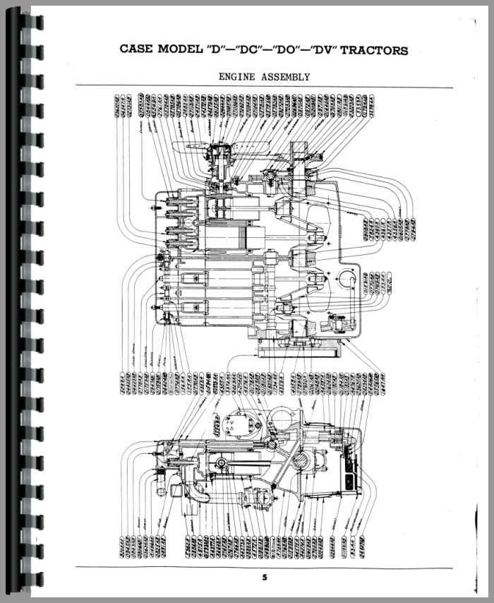 Case DC Tractor Parts Manual