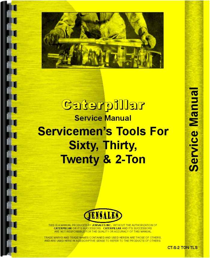 Caterpillar 60 Crawler Tools Service Manual
