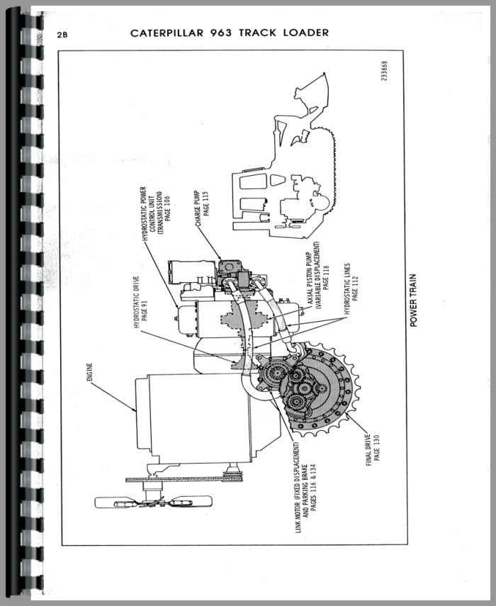 Caterpillar 963 Traxcavator Parts Manual