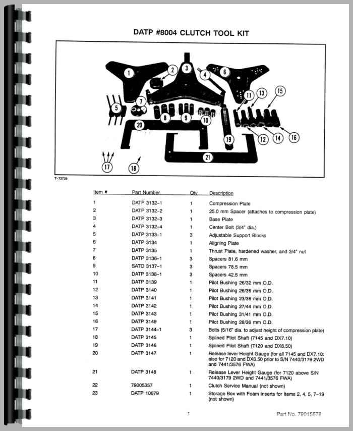 Allis IT Shop Deutz 6240 Tractor Service Manual 
