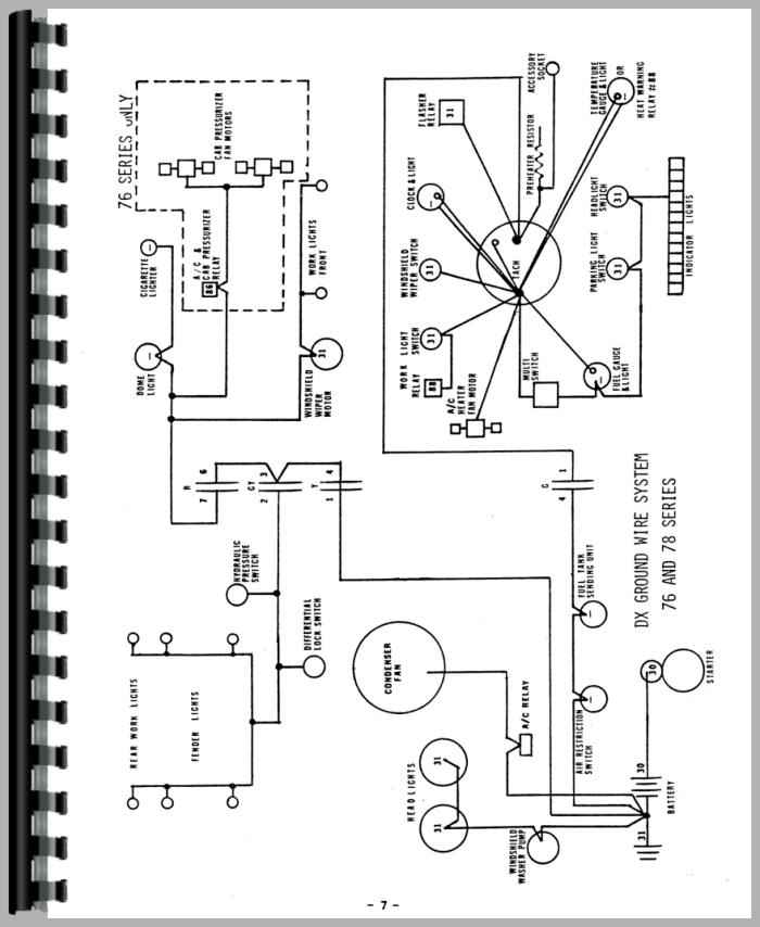 Deutz D3006 Tractor Wiring Diagram Service Manual
