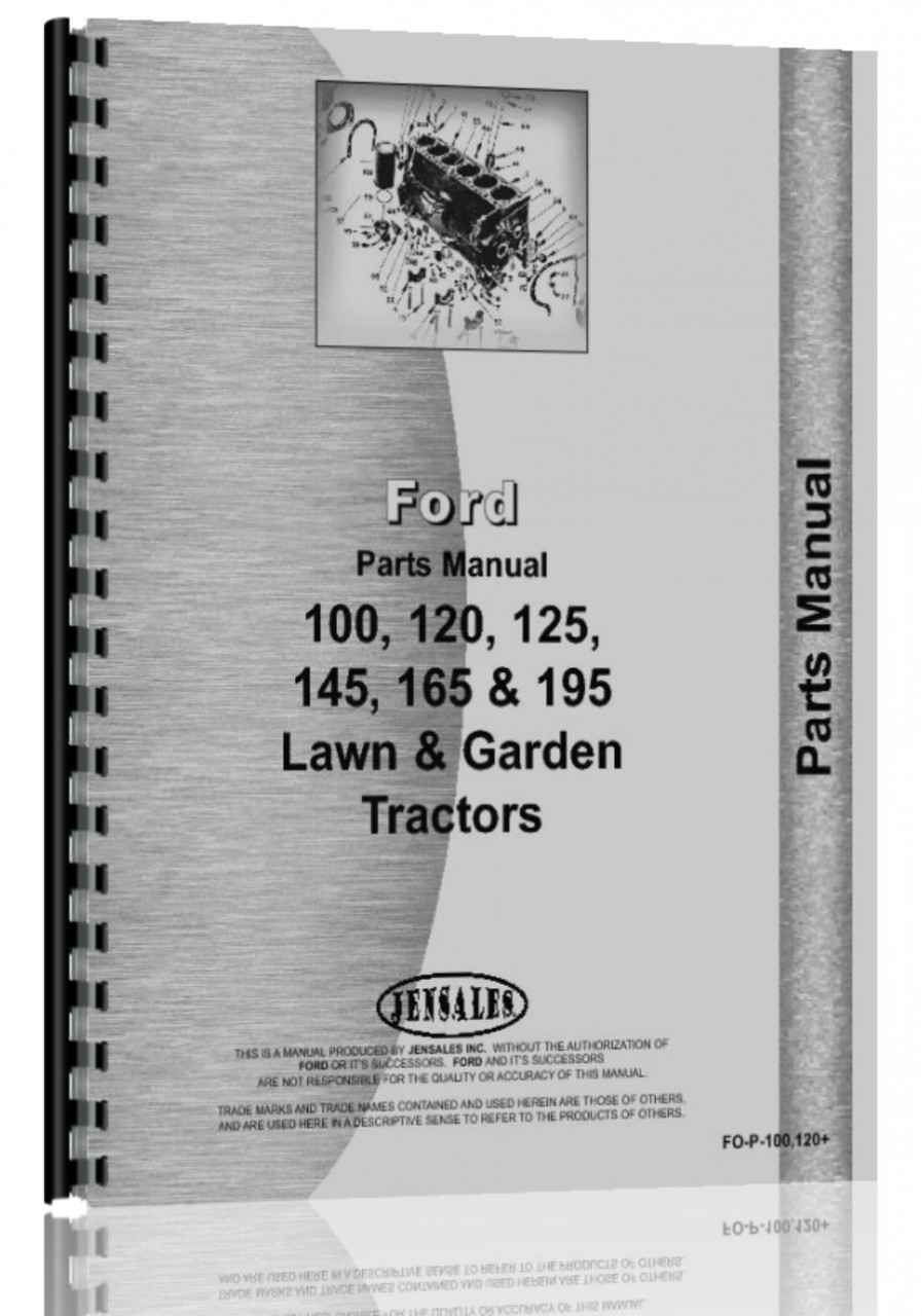 Ford lawn tractor parts manual #5