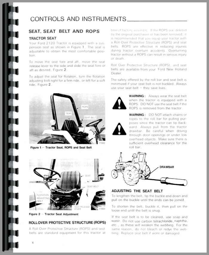 Ford 2120 operators manual #6