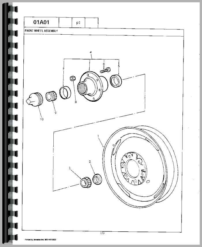 Ford 4000 Tractor Parts Manual