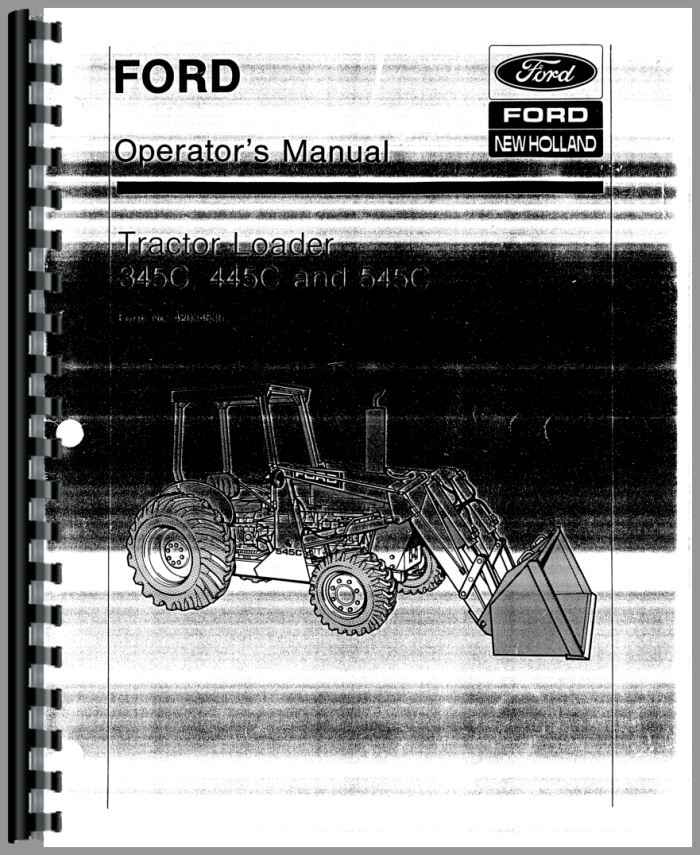 757 Ford backhoe manual #4