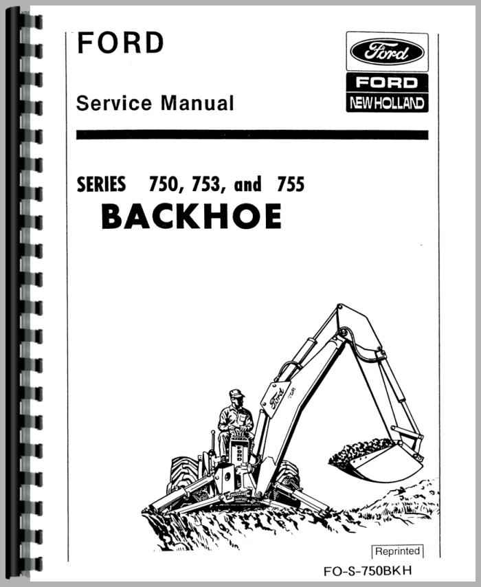 Ford 4500 Backhoe Attachment Service Manual