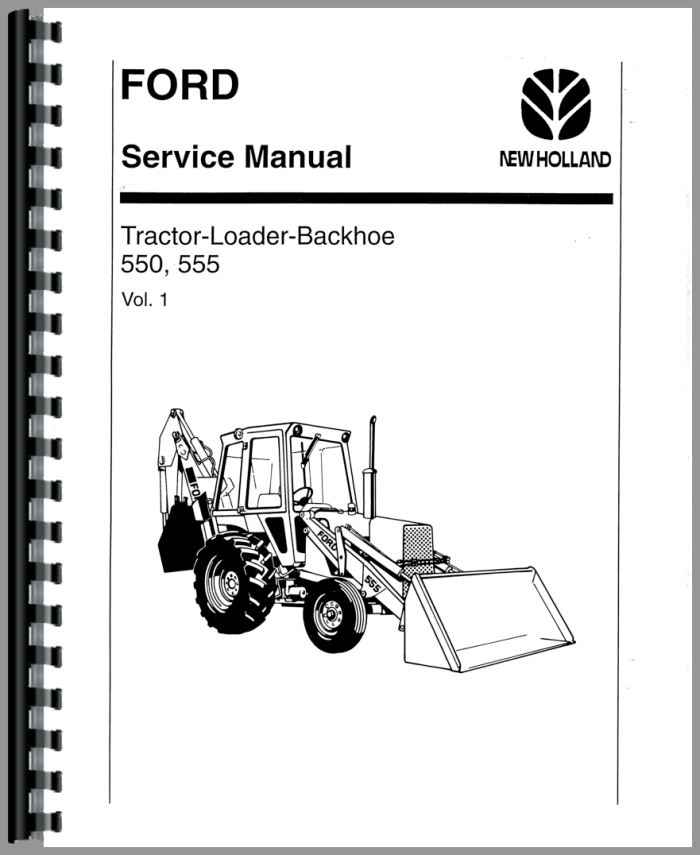 Ford 550 Tractor Loader Backhoe Service Manual