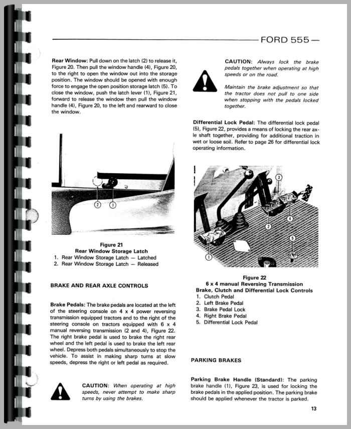 Ford 555 Backhoe Parts Manual Pdf