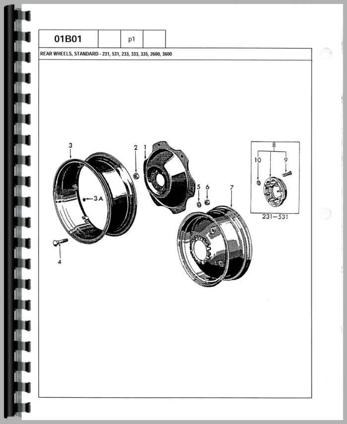 Ford 6600 Tractor Parts Manual