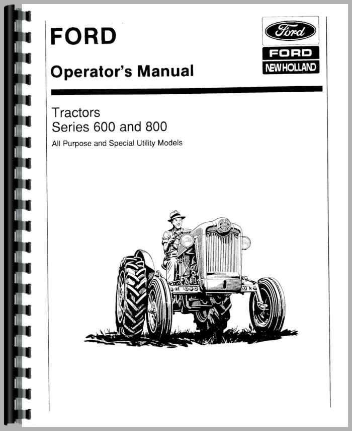 Manuale Del Proprietario Dei Trattori Ford Serie 600 E 800 - Foto 3