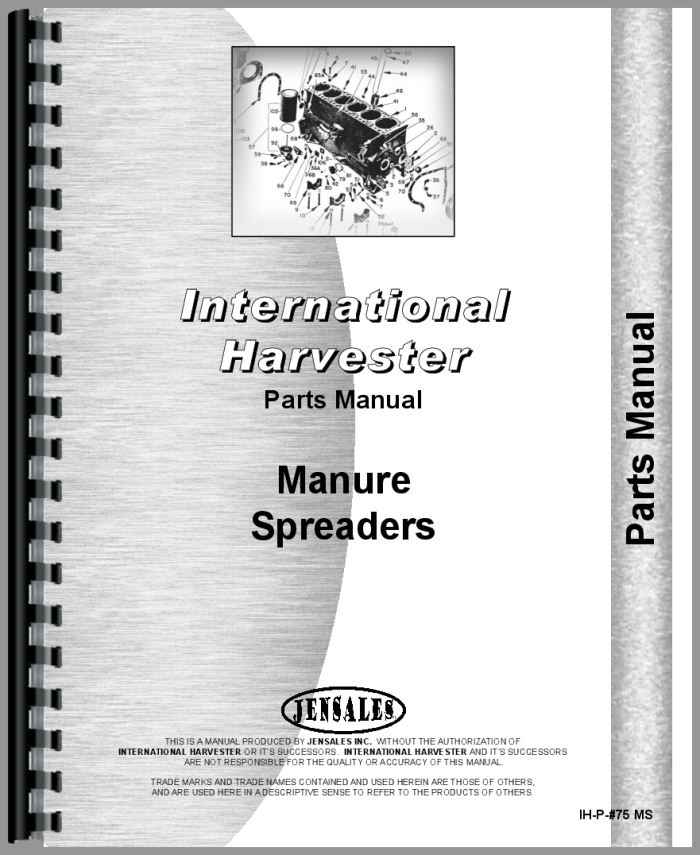 Manure Spreader Manuals