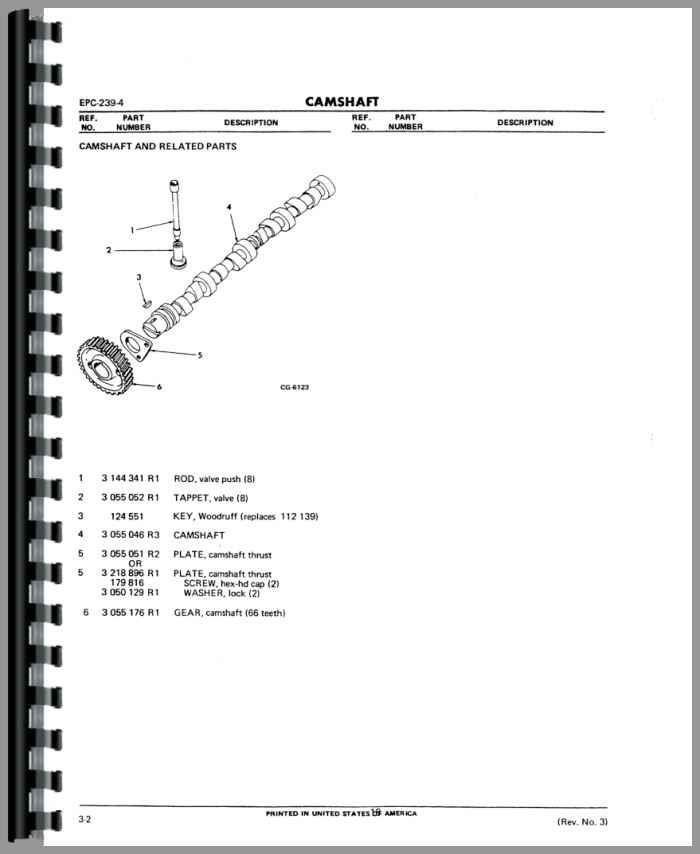 International Harvester 674 Tractor Engine Parts Manual