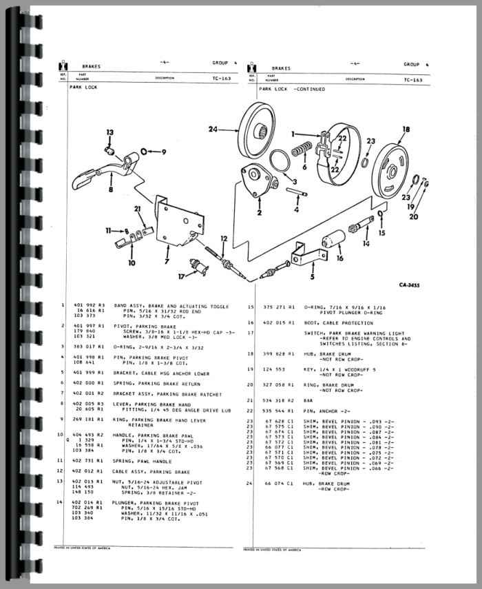 International Harvester 674 Tractor Parts Manual