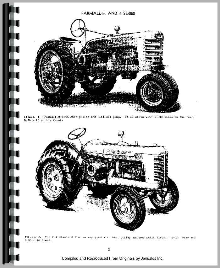 1958 M&W Live Pow'r Hydraulic System Manual for Farmall H Super H Tractor 