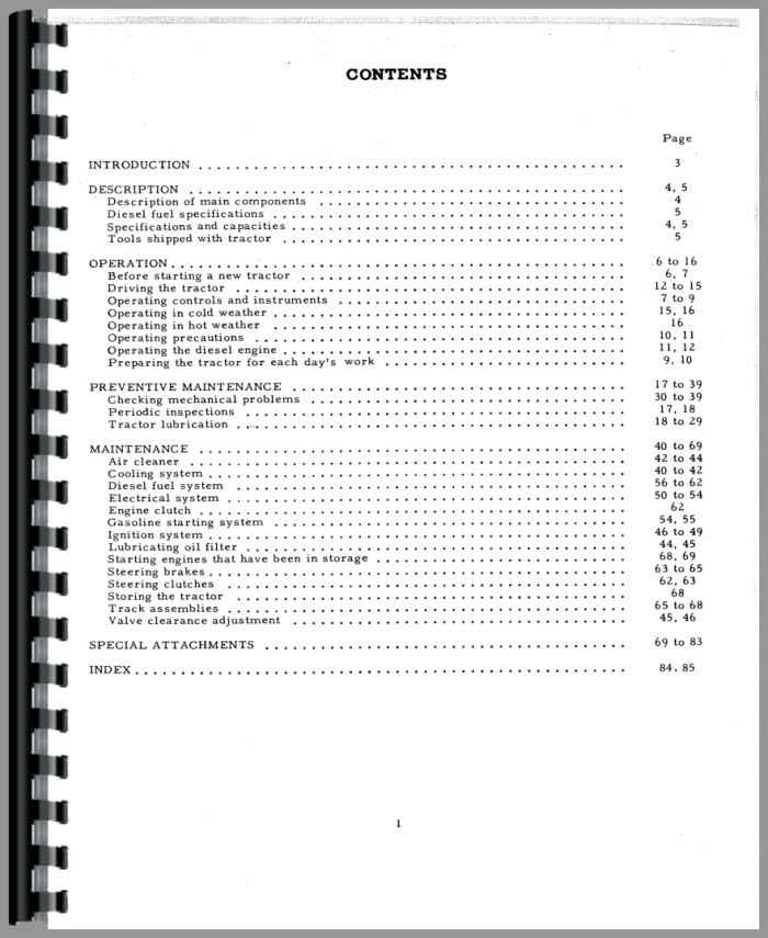 International Farmall TD-6 Crawler Operator's Manual – Brand New 3 thumbnail image