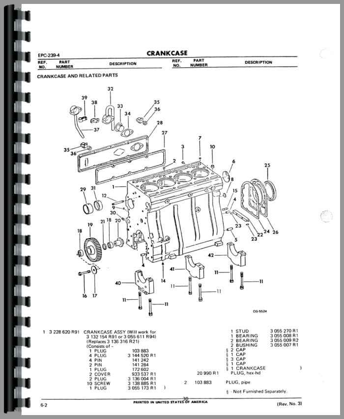 International 2514B 2514 B 2544 3500A 3500 A 3514 TD-8 E  Engine Service Manual 