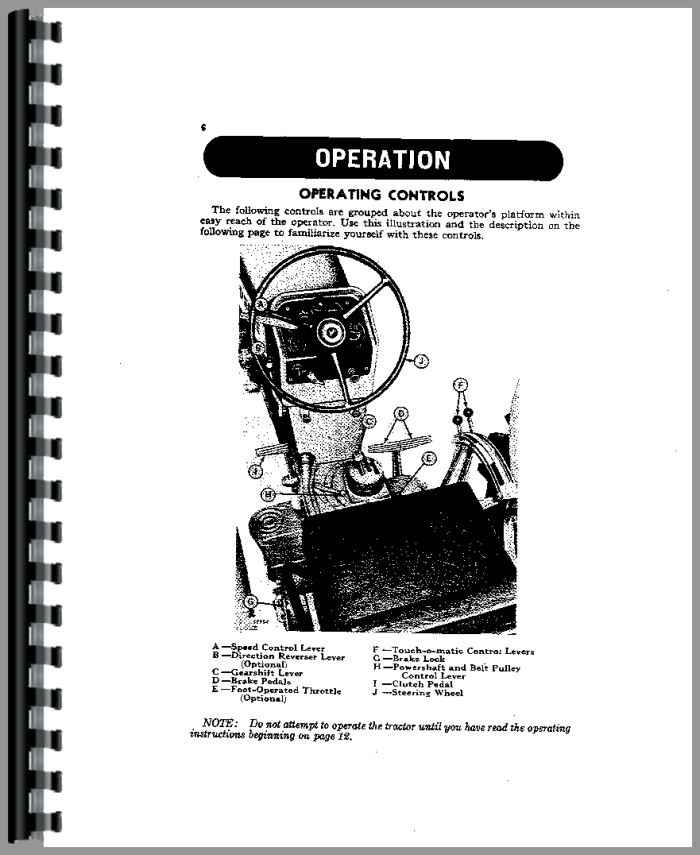 John Deere 430 Tractor Operators Manual 