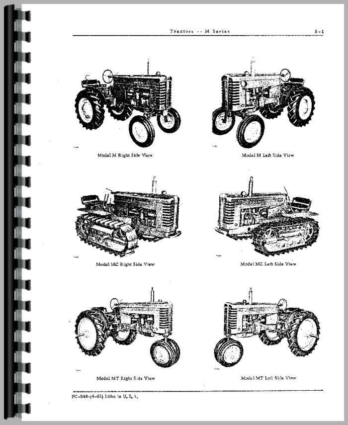 Crawler Parts Manual (HTJD-PPC848) for John Deere MC