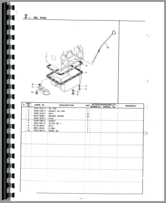 Kubota B8200 Tractor Parts Manual