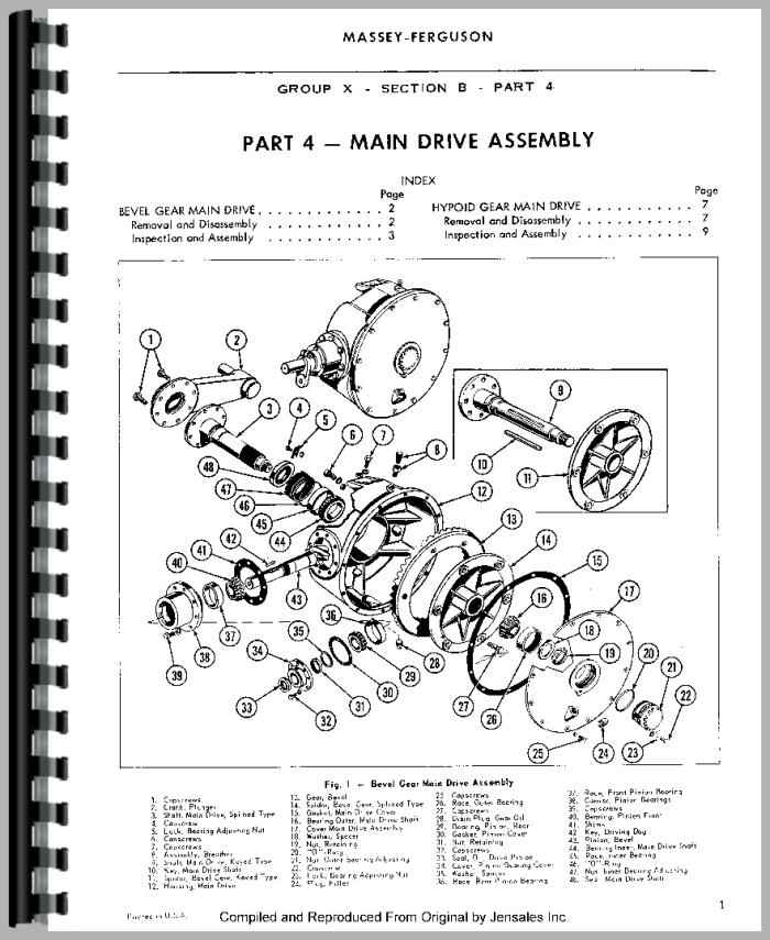 Massey Ferguson MF 12 Twine Square Baler Service Manual 