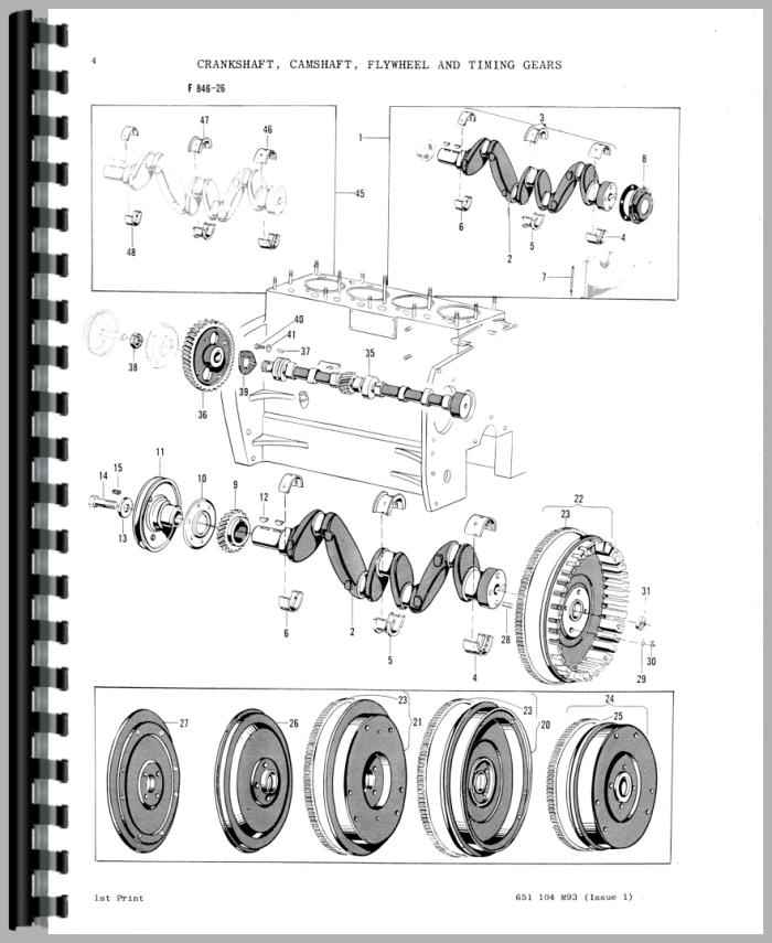 Massey Ferguson 205 Industrial Tractor Parts Manual