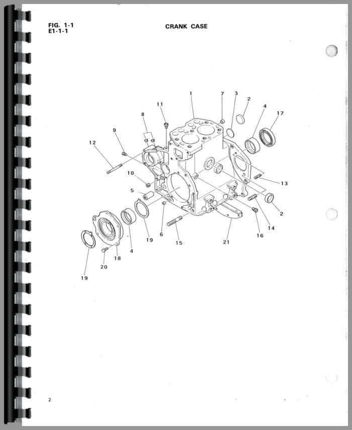 Mitsubishi D1300 Tractor Parts Manual