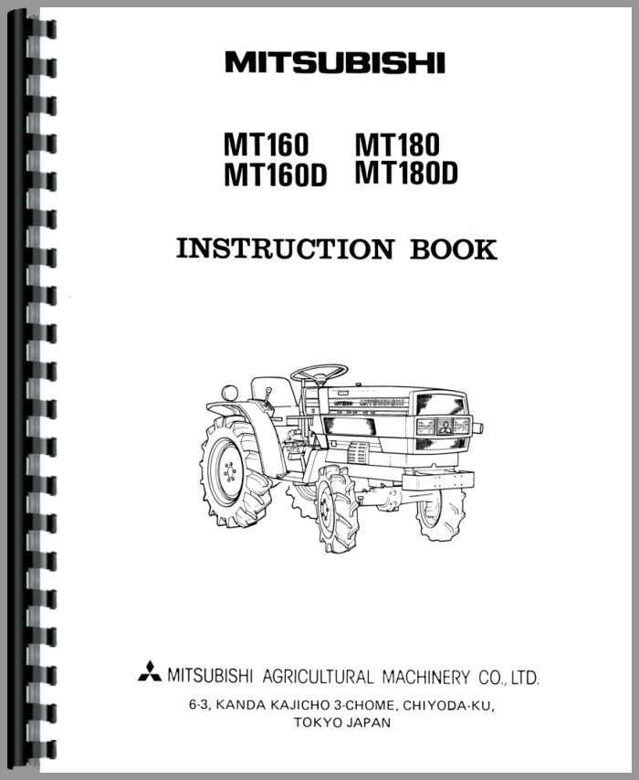 mitsubishi tractor manuals