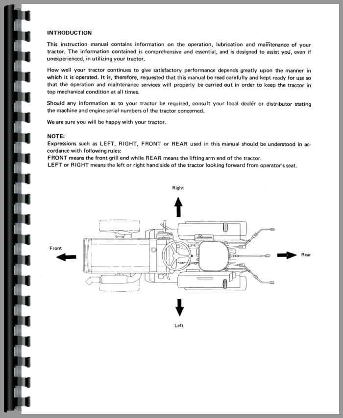 Mitsubishi MT180HD Tractor Operators Manual