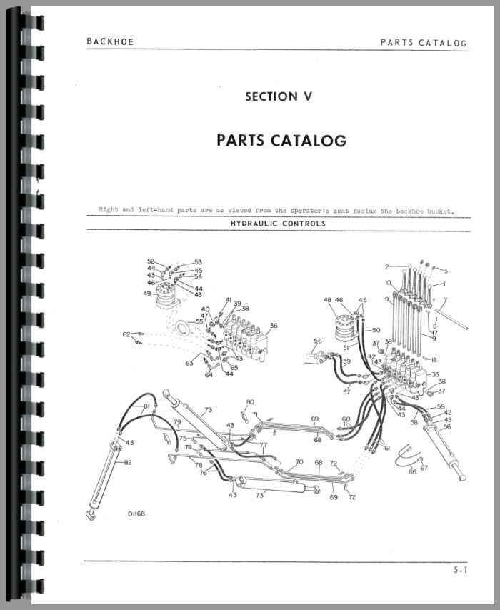 Oliver 1650 Backhoe Attachment Parts Manual