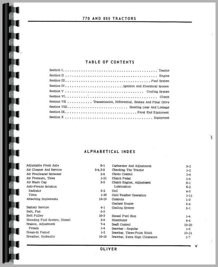 Details about  / Oliver 770 Row Crop Industrial Orchard Tractor Operators Owners Manual