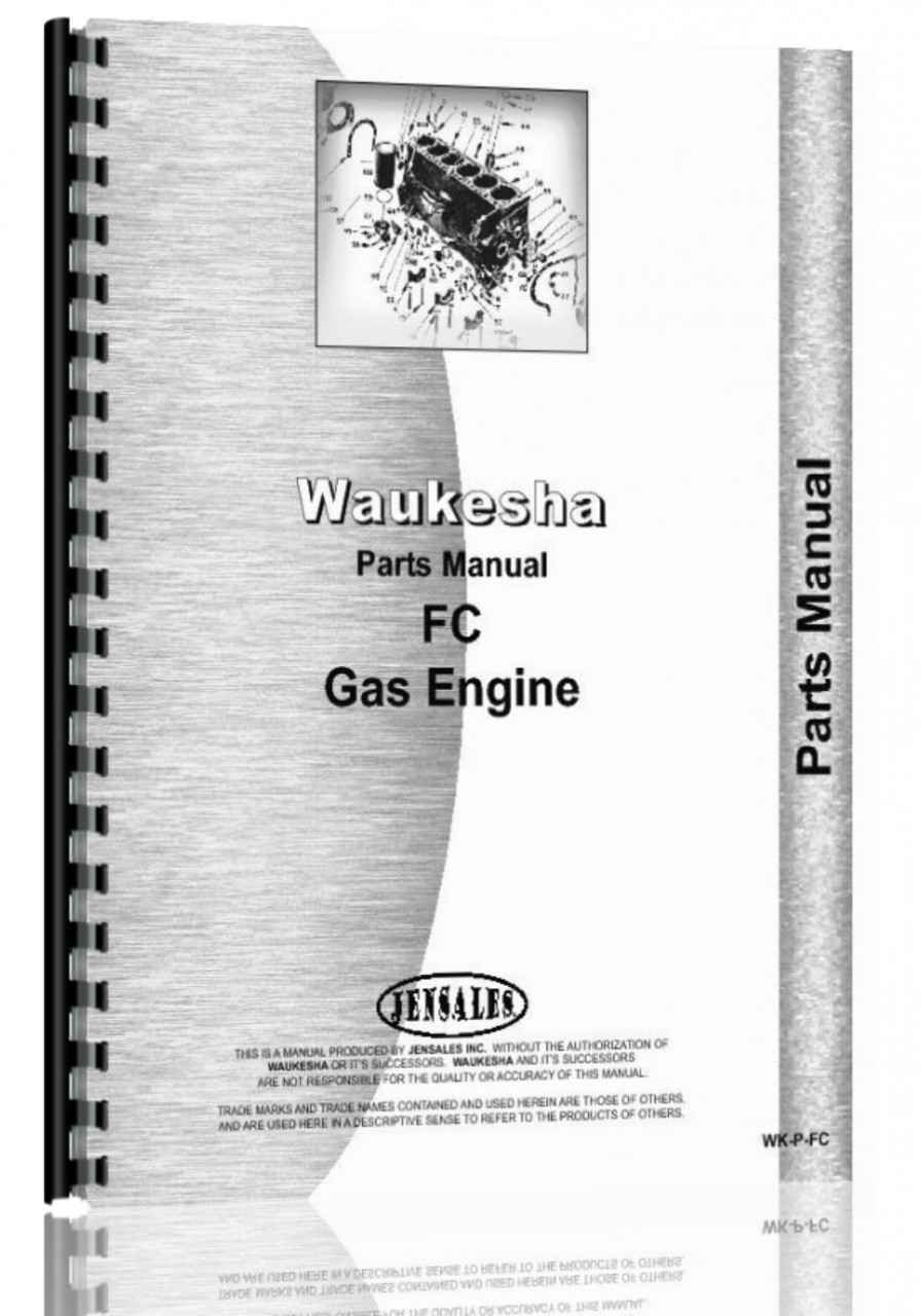 Waukesha FC Engine Parts Manual