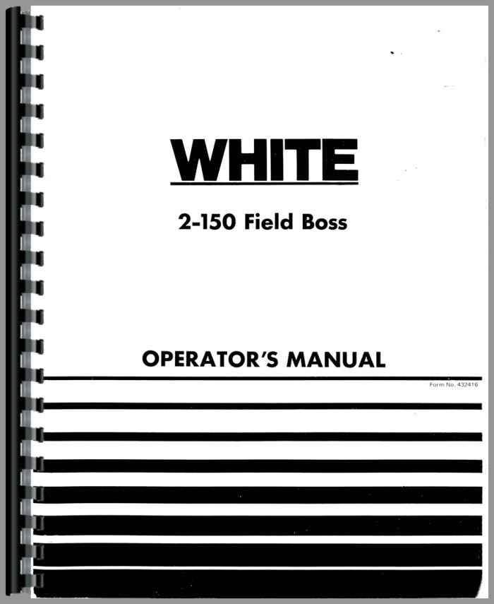 White Oliver 2-85, 2-105, 2-150 Hydraulic Three Point Hitch Shop Service Manual