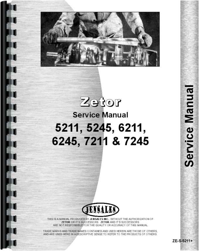 Zetor 5245 Tractor Service Manual