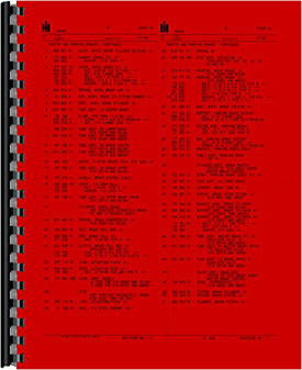 International 1440 Combine Operators & Parts Manuals – New Print Set For 1440 1460 1480 - View #6