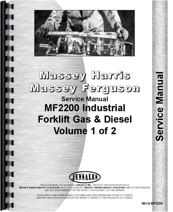 Massey Ferguson 20 Industrial Tractor Service Manual